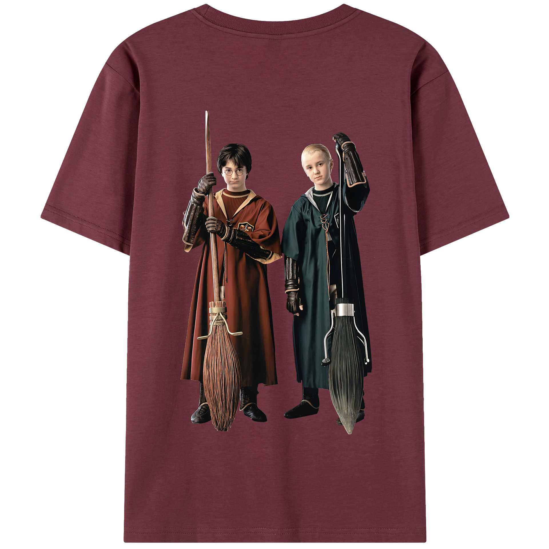 （画像用） Harry Potter ハリー・ポッターシリーズ 綿100％半袖Tシャツ（背面プリント）